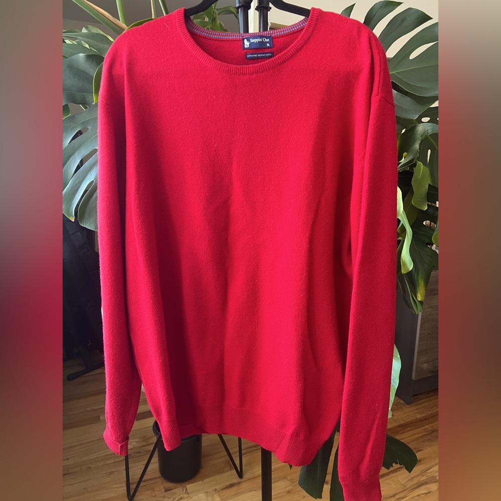Steppin’Out Crewneck Merino Wool sweater